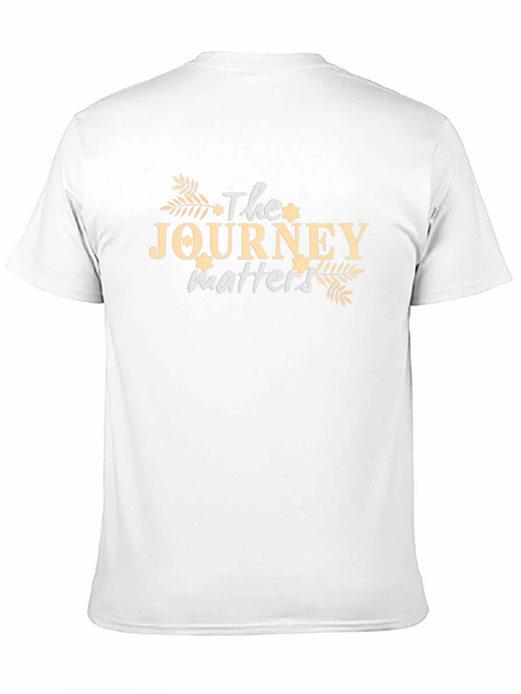 The Journey Matters Black Graphic T-Shirt