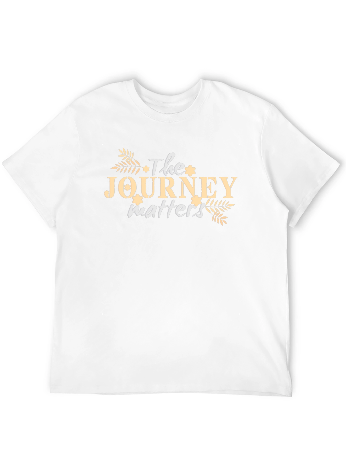 The Journey Matters Black Graphic T-Shirt