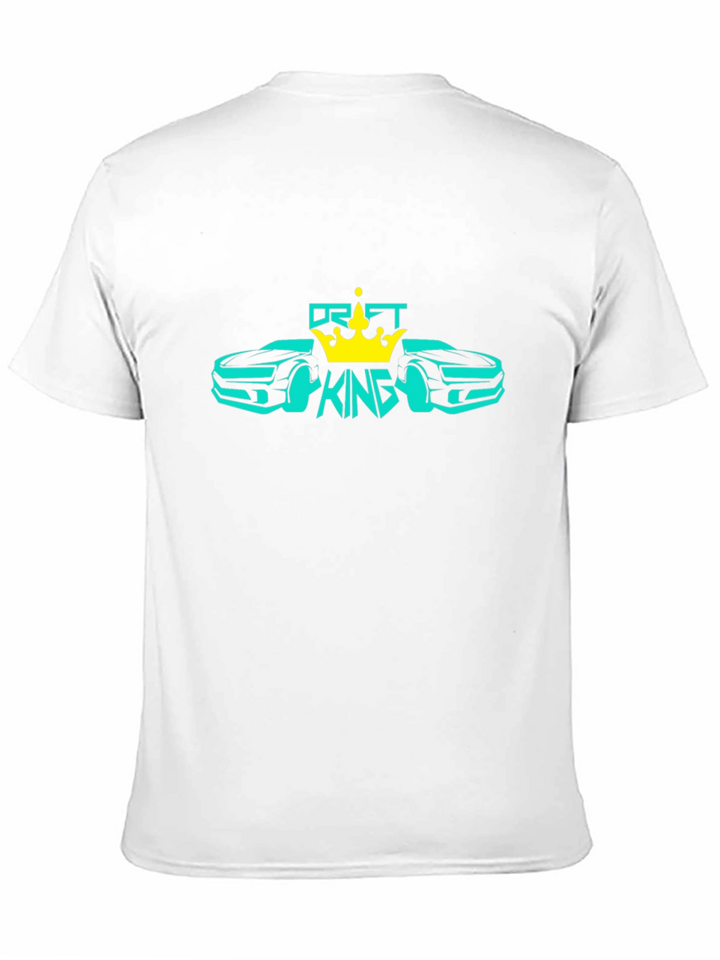 Drift King Black T-Shirt Car Design