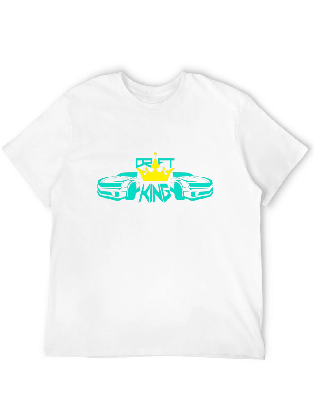Drift King Black T-Shirt Car Design