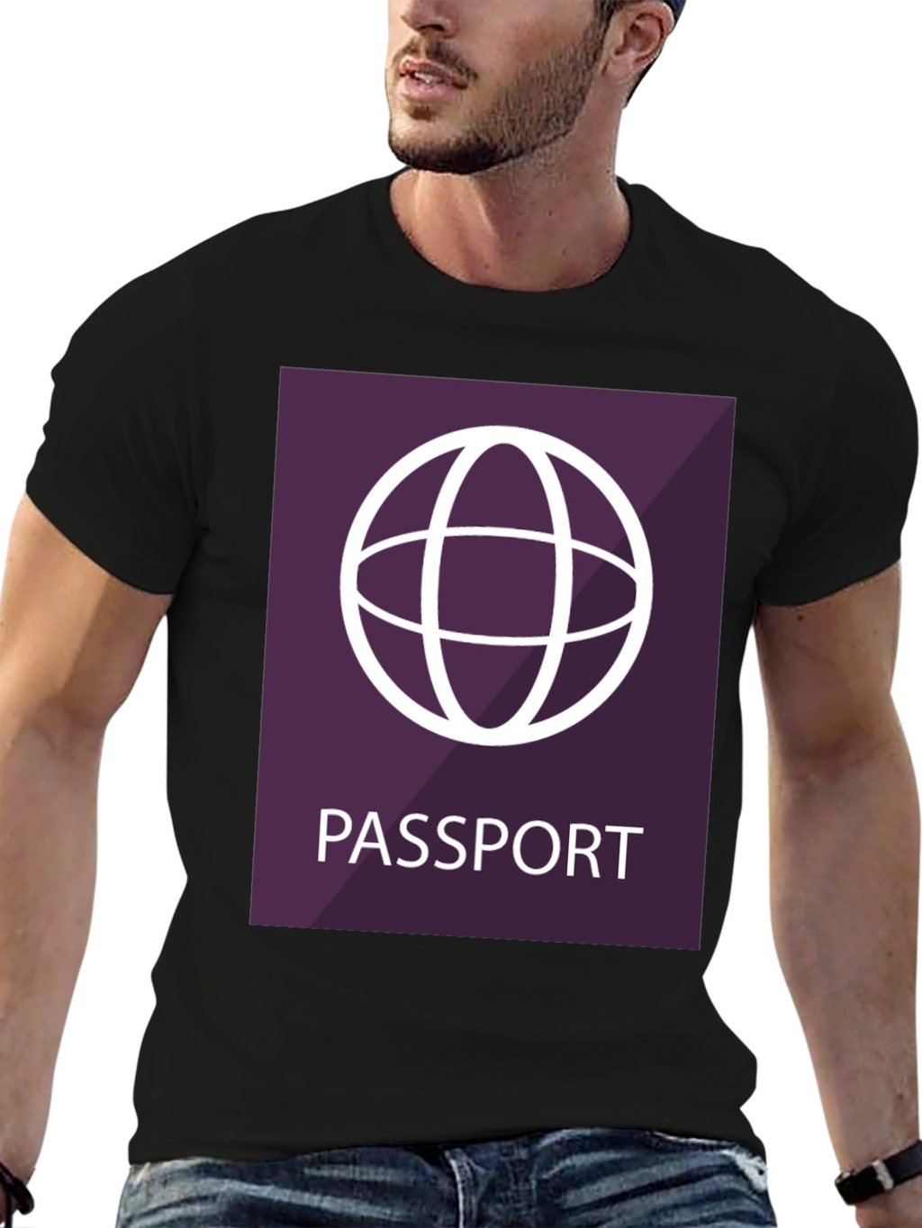 Passport Graphic T-Shirt - Travel the World