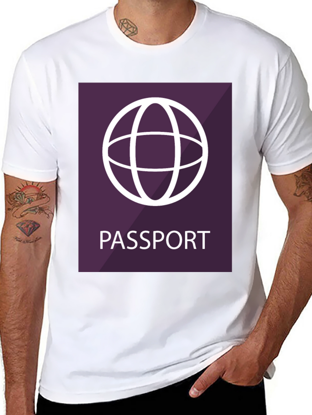 Passport Graphic T-Shirt - Travel the World