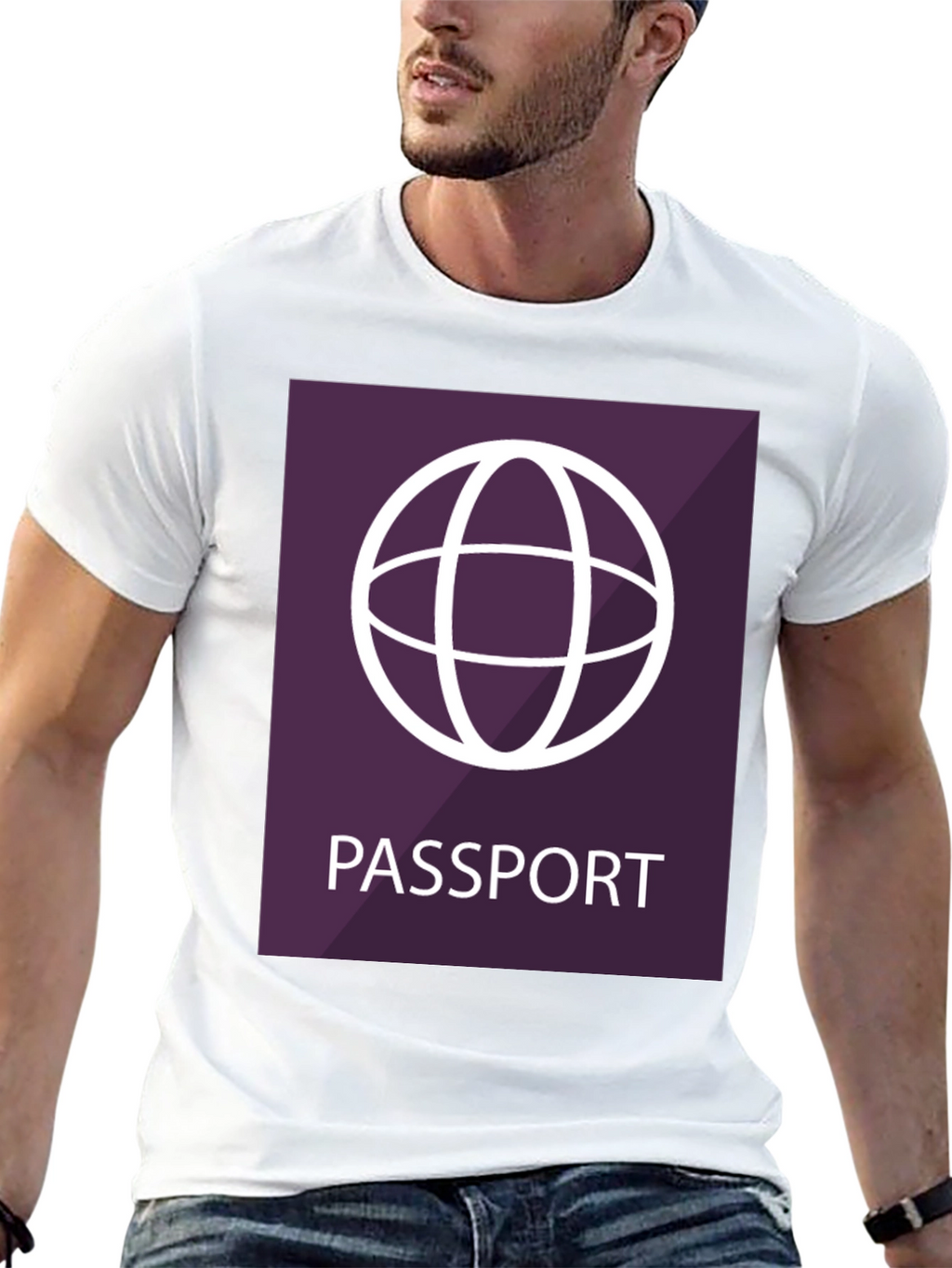 Passport Graphic T-Shirt - Travel the World