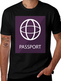 Passport Graphic T-Shirt - Travel the World