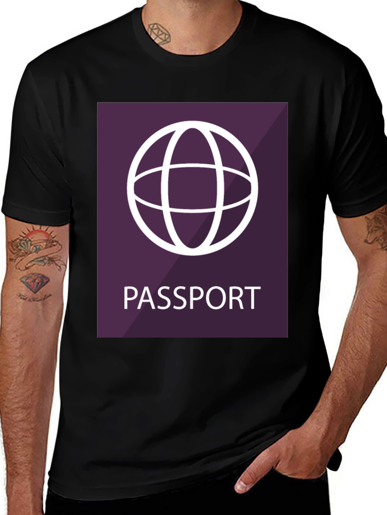 Passport Graphic T-Shirt - Travel the World