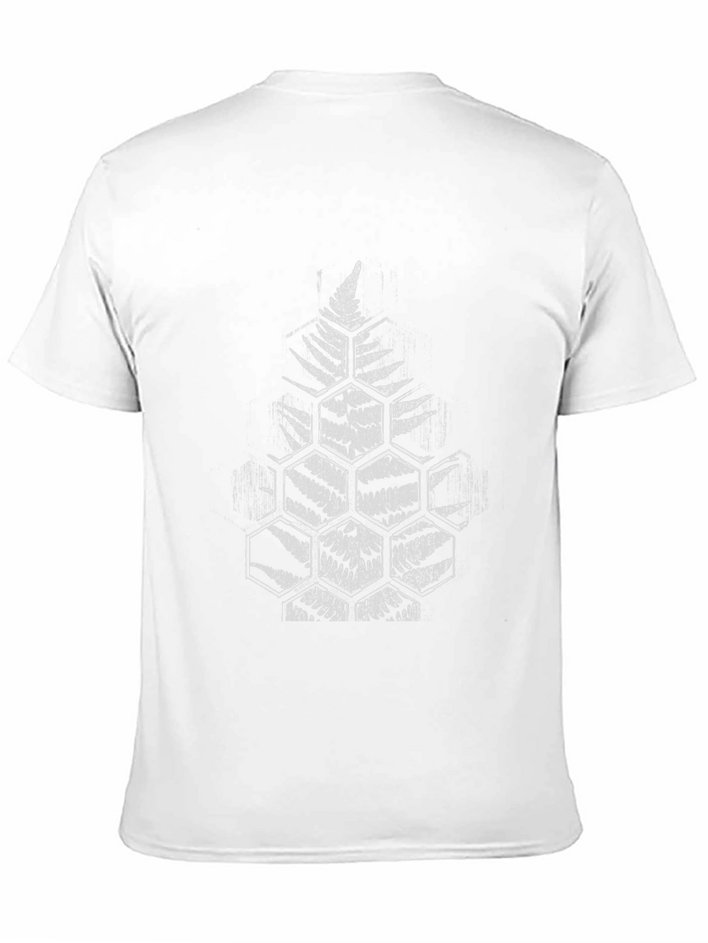 Fern Hexagon Graphic Black T-Shirt
