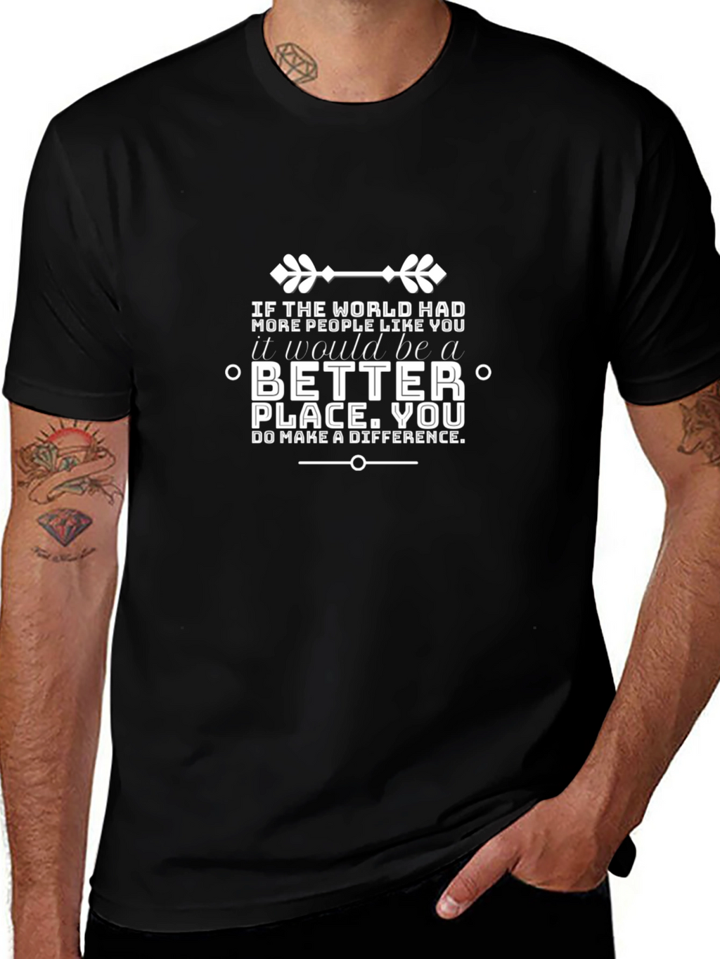 Better Place Graphic T-Shirt - Do Make a Difference
