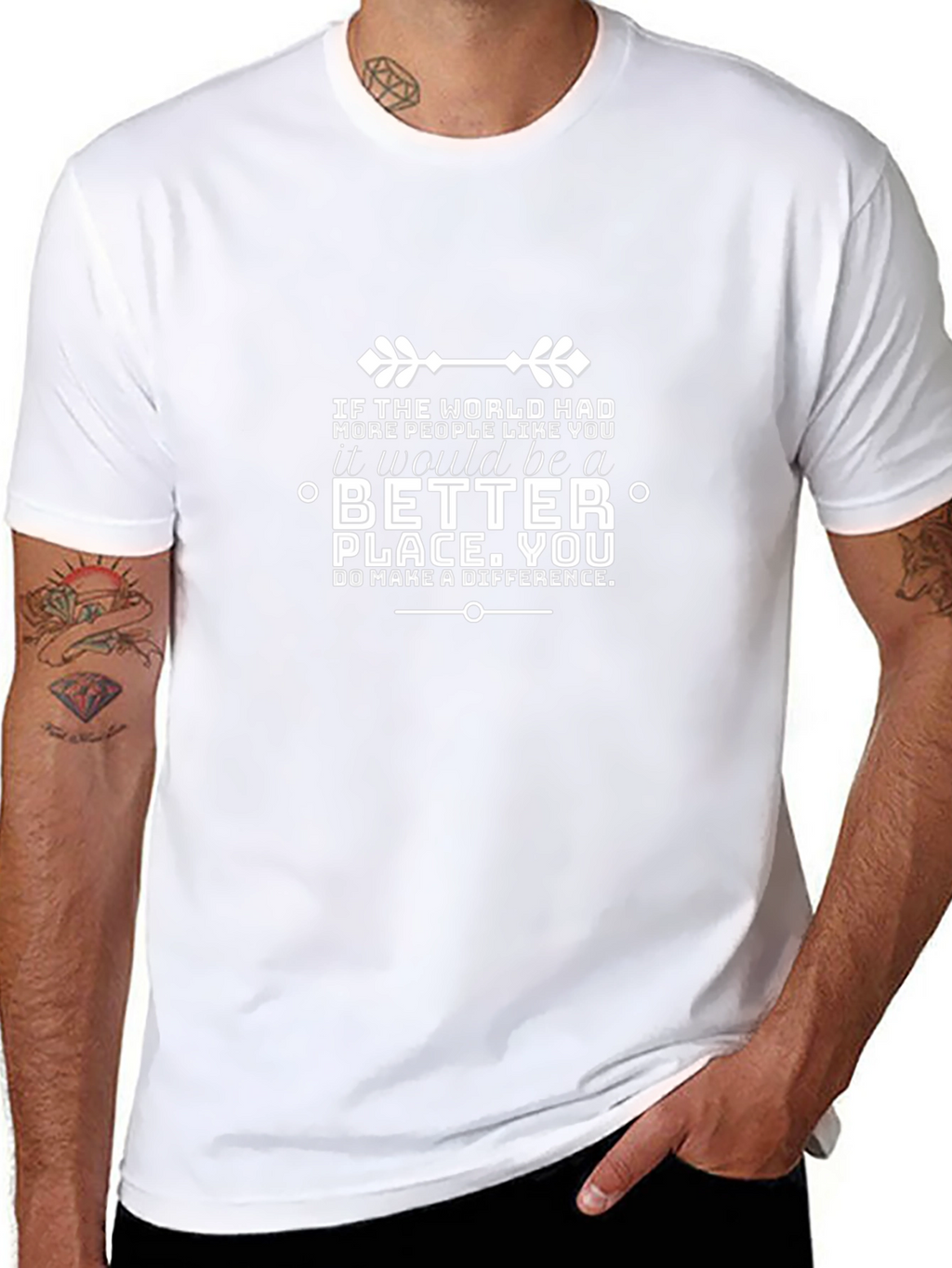 Better Place Graphic T-Shirt - Do Make a Difference