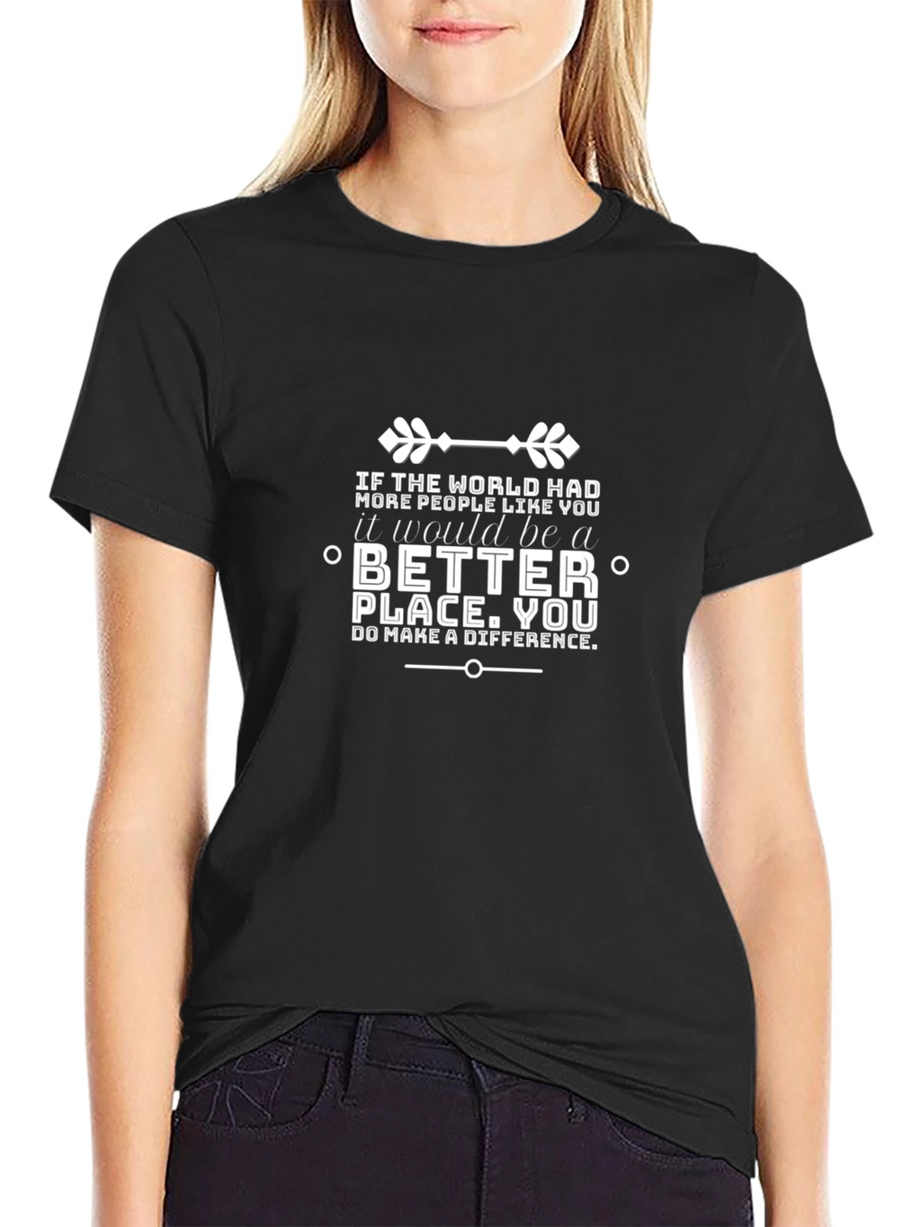 Better Place Graphic T-Shirt - Do Make a Difference