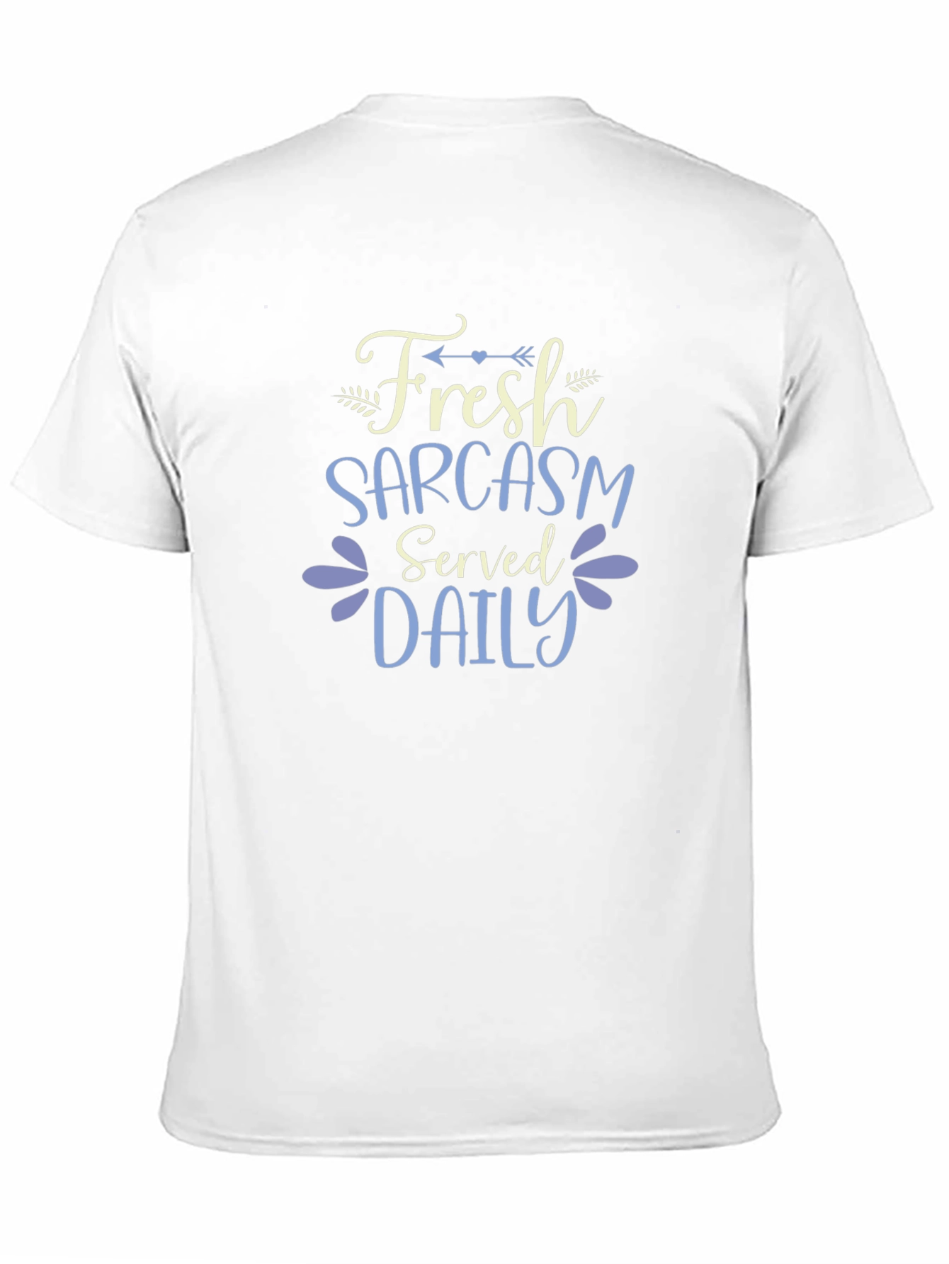 Sarcasm Daily Black Cotton T-Shirt