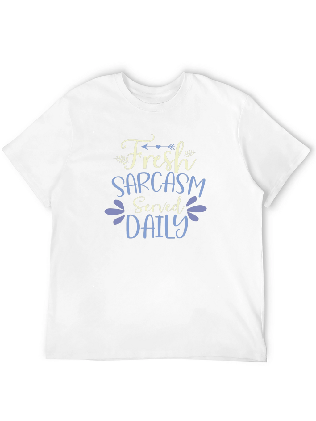Sarcasm Daily Black Cotton T-Shirt