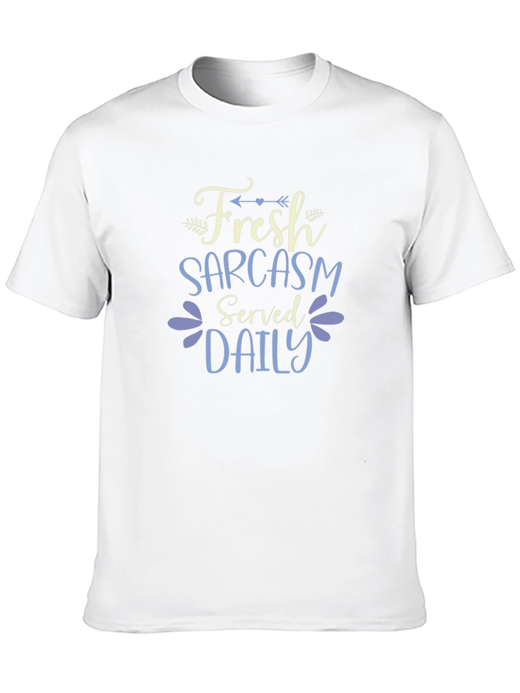 Sarcasm Daily Black Cotton T-Shirt