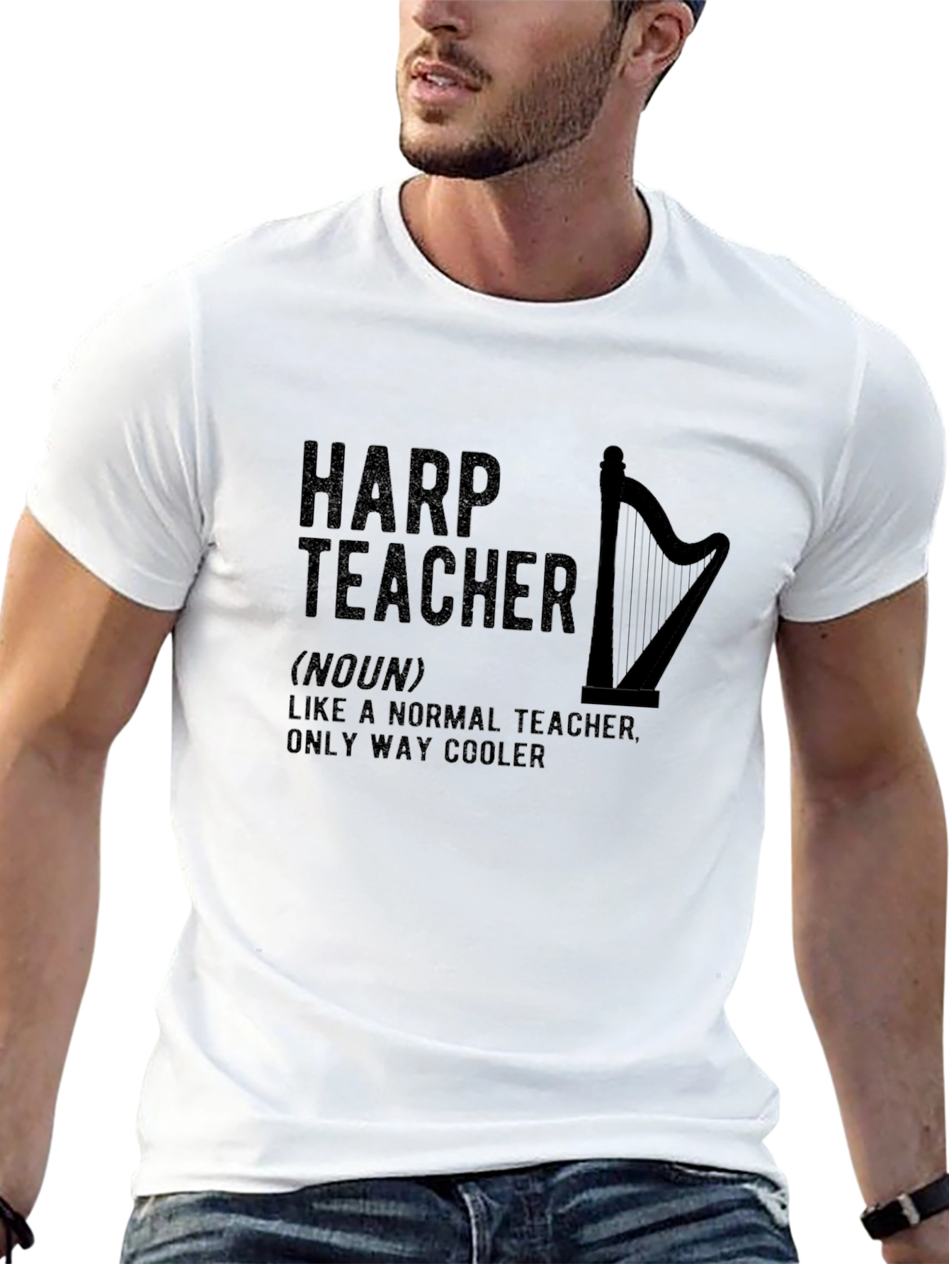 Harp Teacher Funny T-Shirt