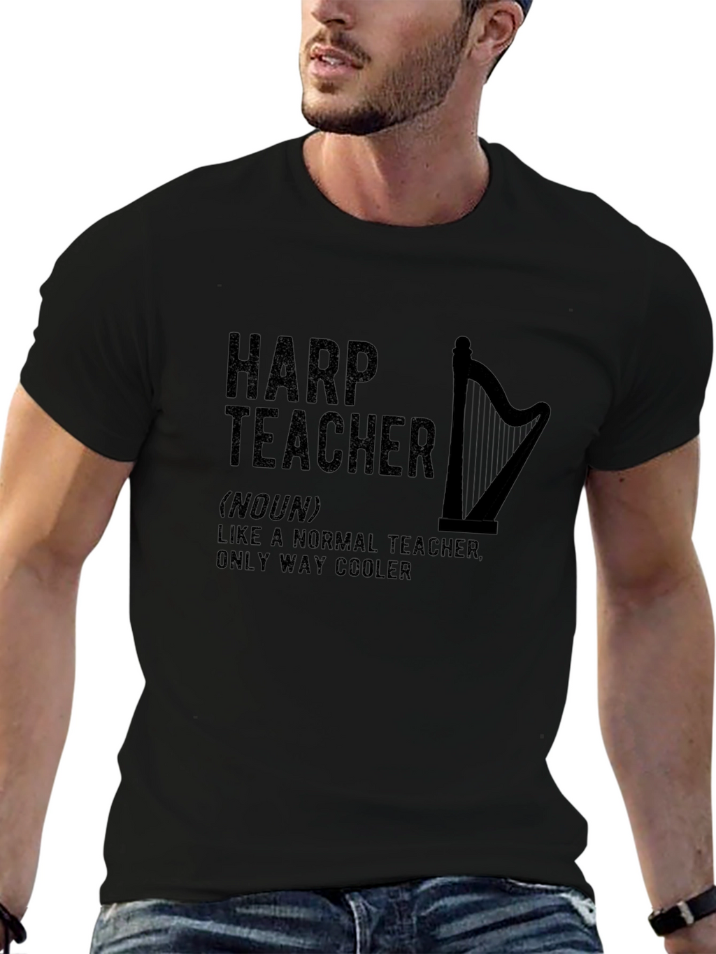 Harp Teacher Funny T-Shirt