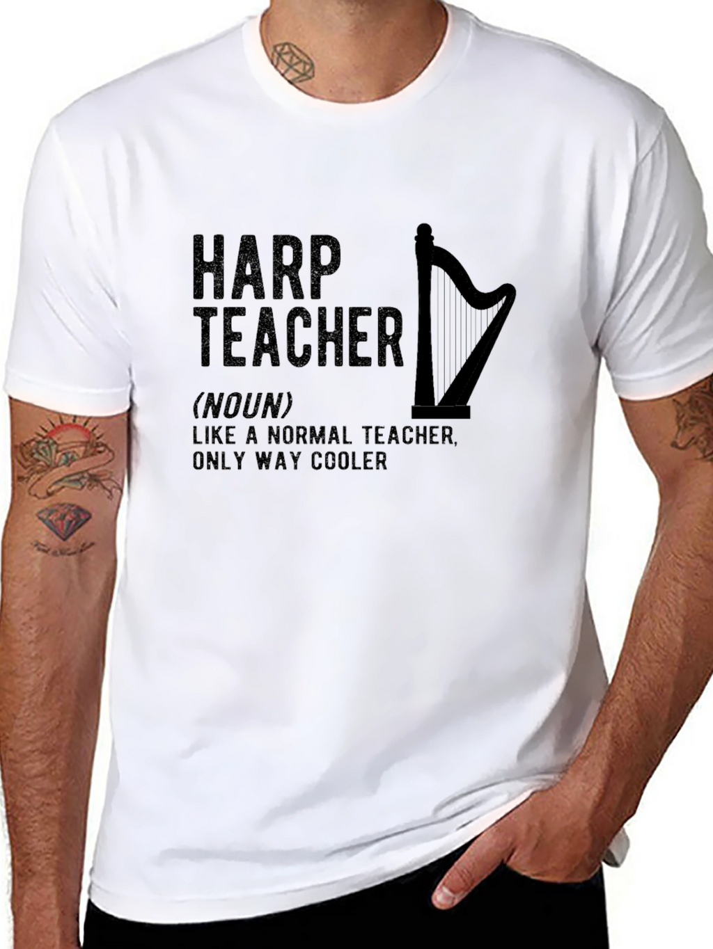 Harp Teacher Funny T-Shirt