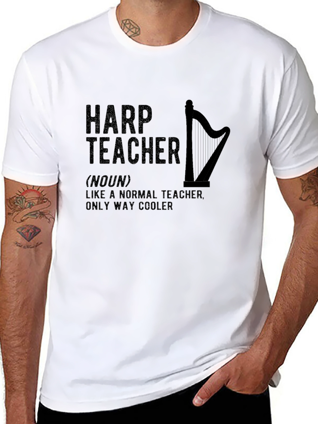 Harp Teacher Funny T-Shirt