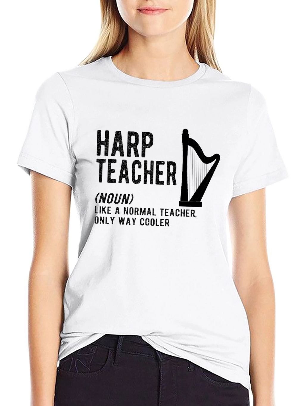Harp Teacher Funny T-Shirt