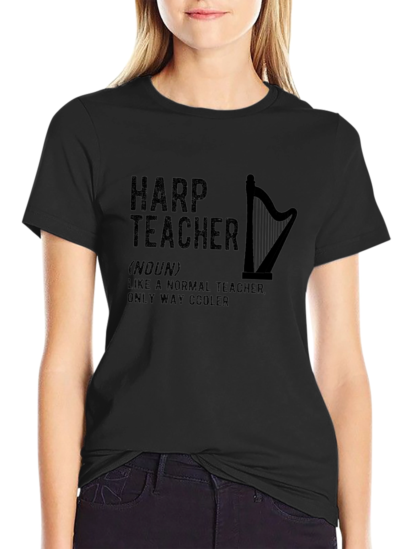 Harp Teacher Funny T-Shirt