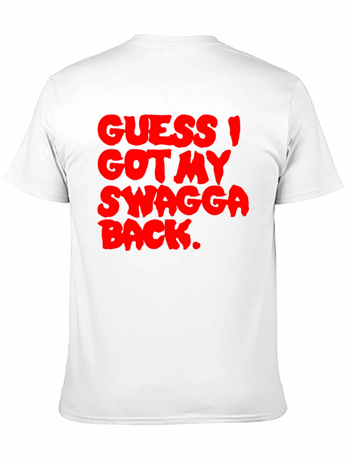 Guess I Got My Swagga Back Black T-Shirt