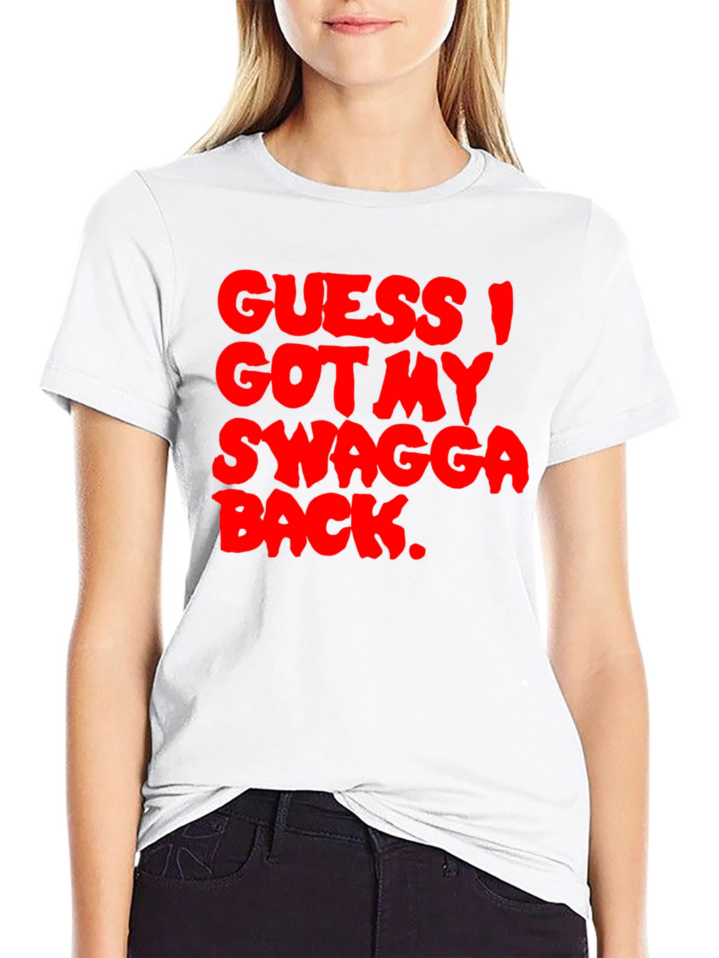Guess I Got My Swagga Back Black T-Shirt