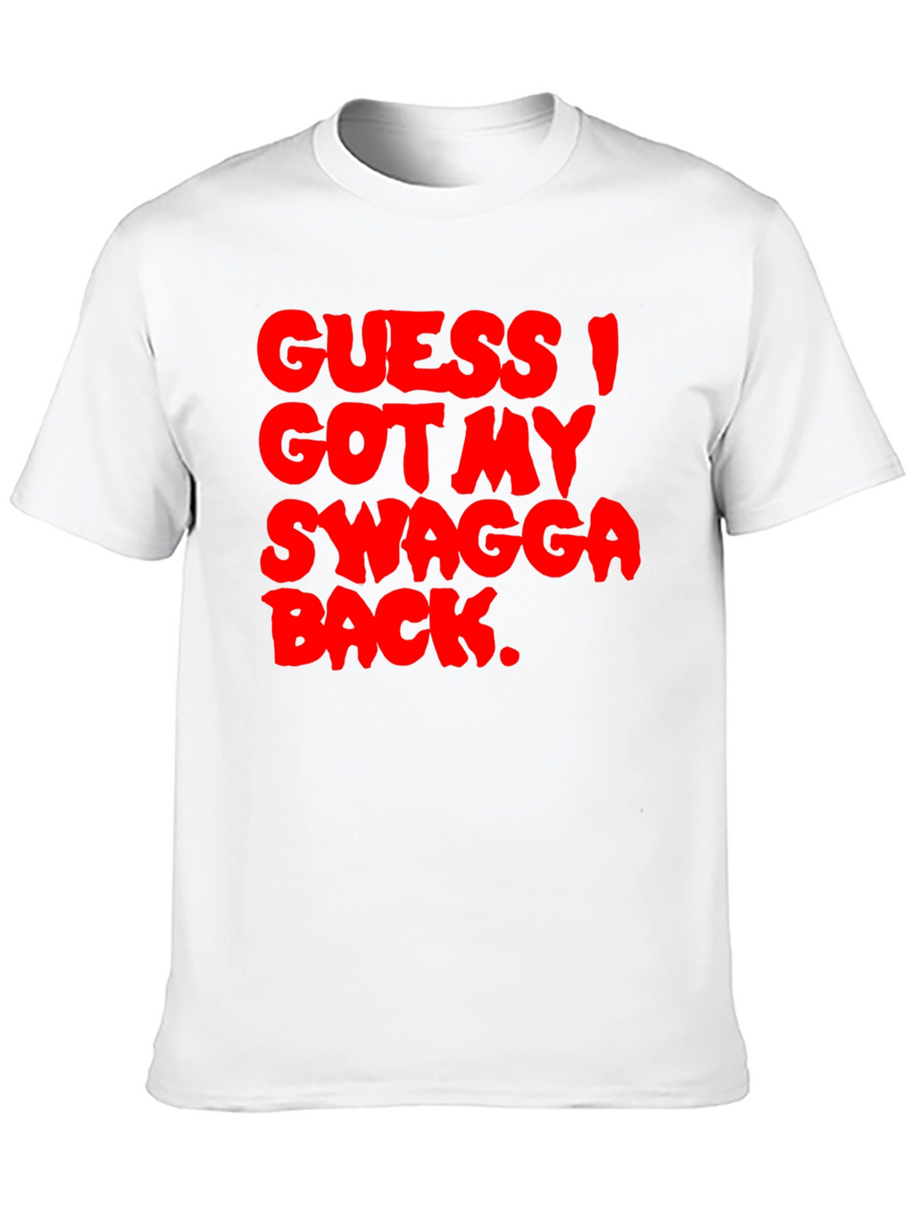 Guess I Got My Swagga Back Black T-Shirt