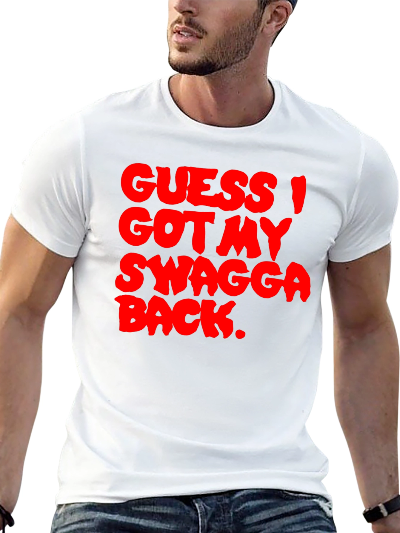 Guess I Got My Swagga Back Black T-Shirt
