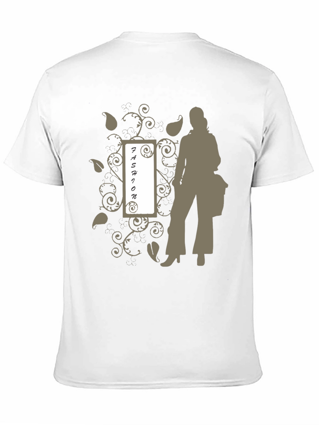 Fashion Silhouette Graphic Tee - Stylish Casual Wear