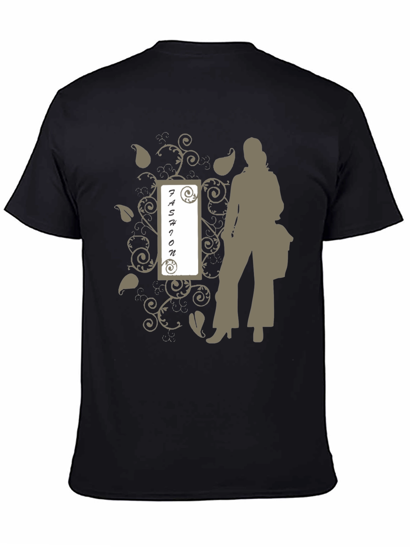 Fashion Silhouette Graphic Tee - Stylish Casual Wear
