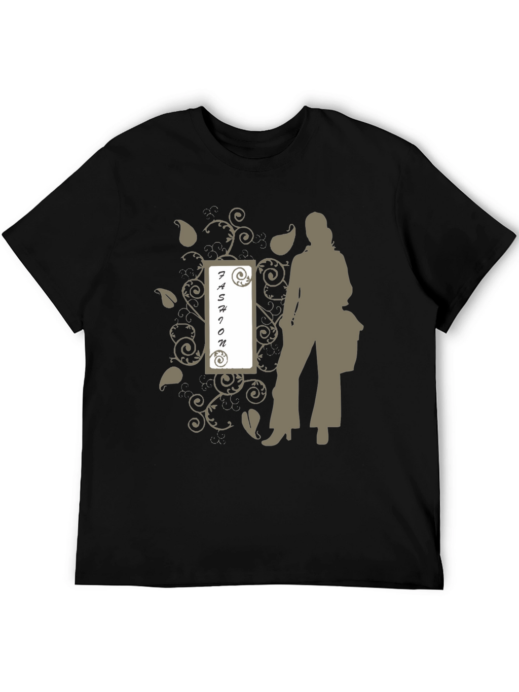Fashion Silhouette Graphic Tee - Stylish Casual Wear