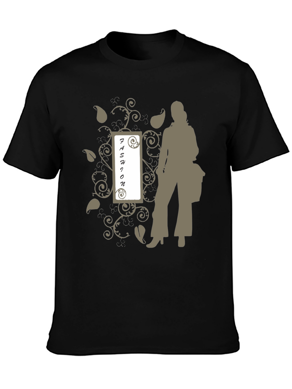Fashion Silhouette Graphic Tee - Stylish Casual Wear
