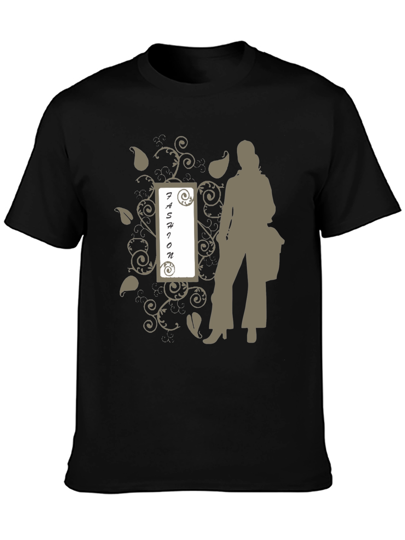 Fashion Silhouette Graphic Tee - Stylish Casual Wear