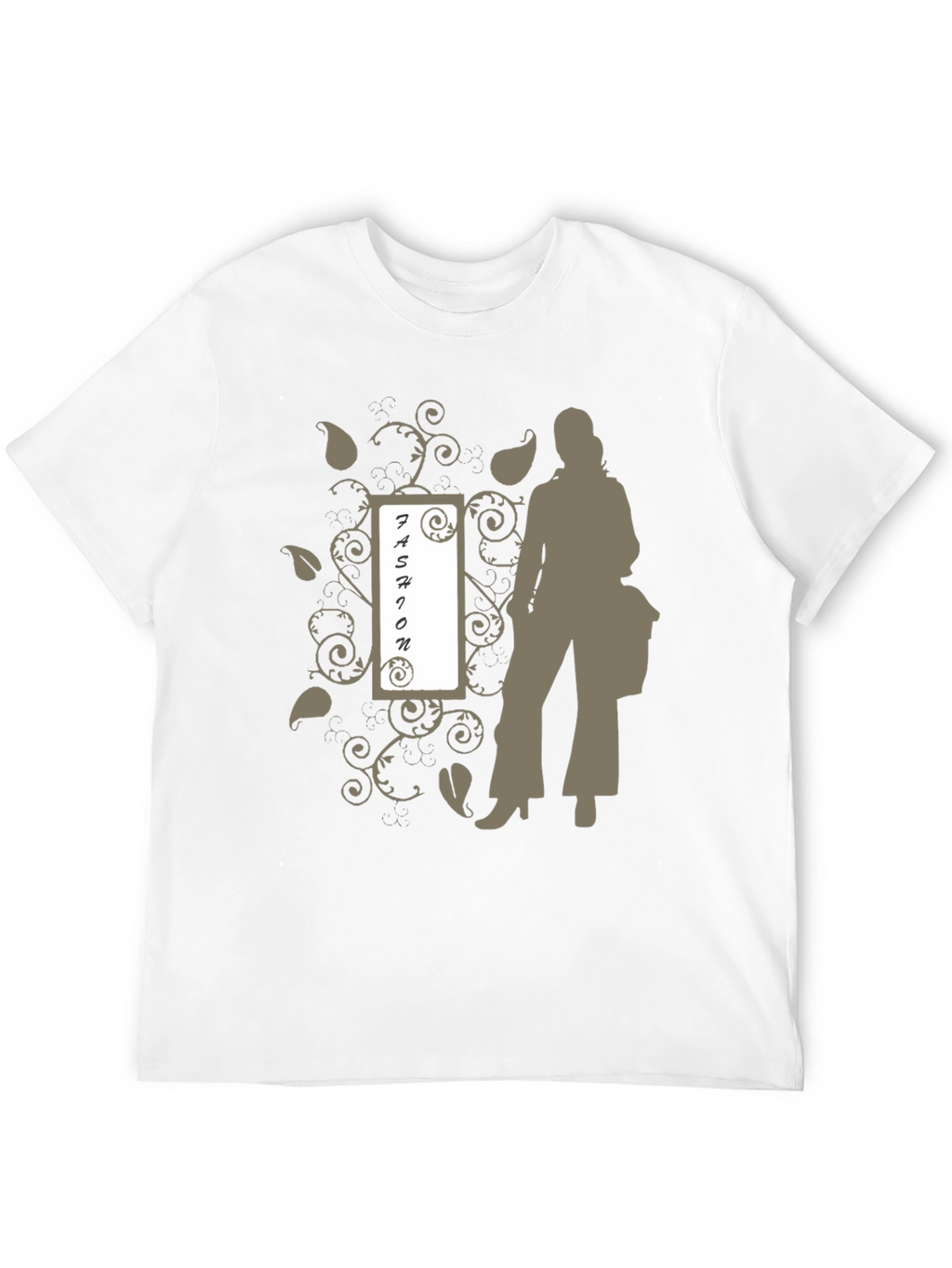 Fashion Silhouette Graphic Tee - Stylish Casual Wear