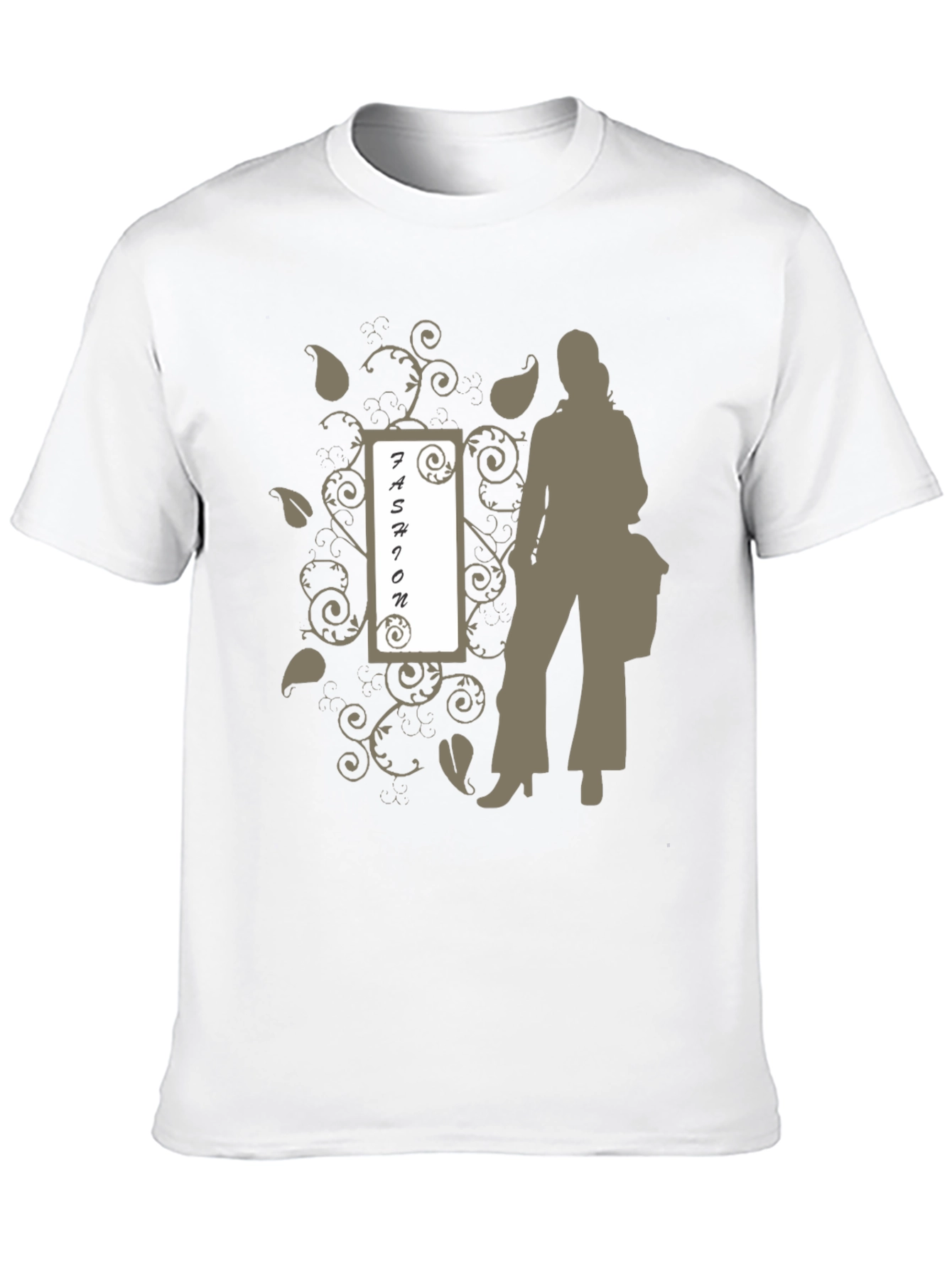Fashion Silhouette Graphic Tee - Stylish Casual Wear