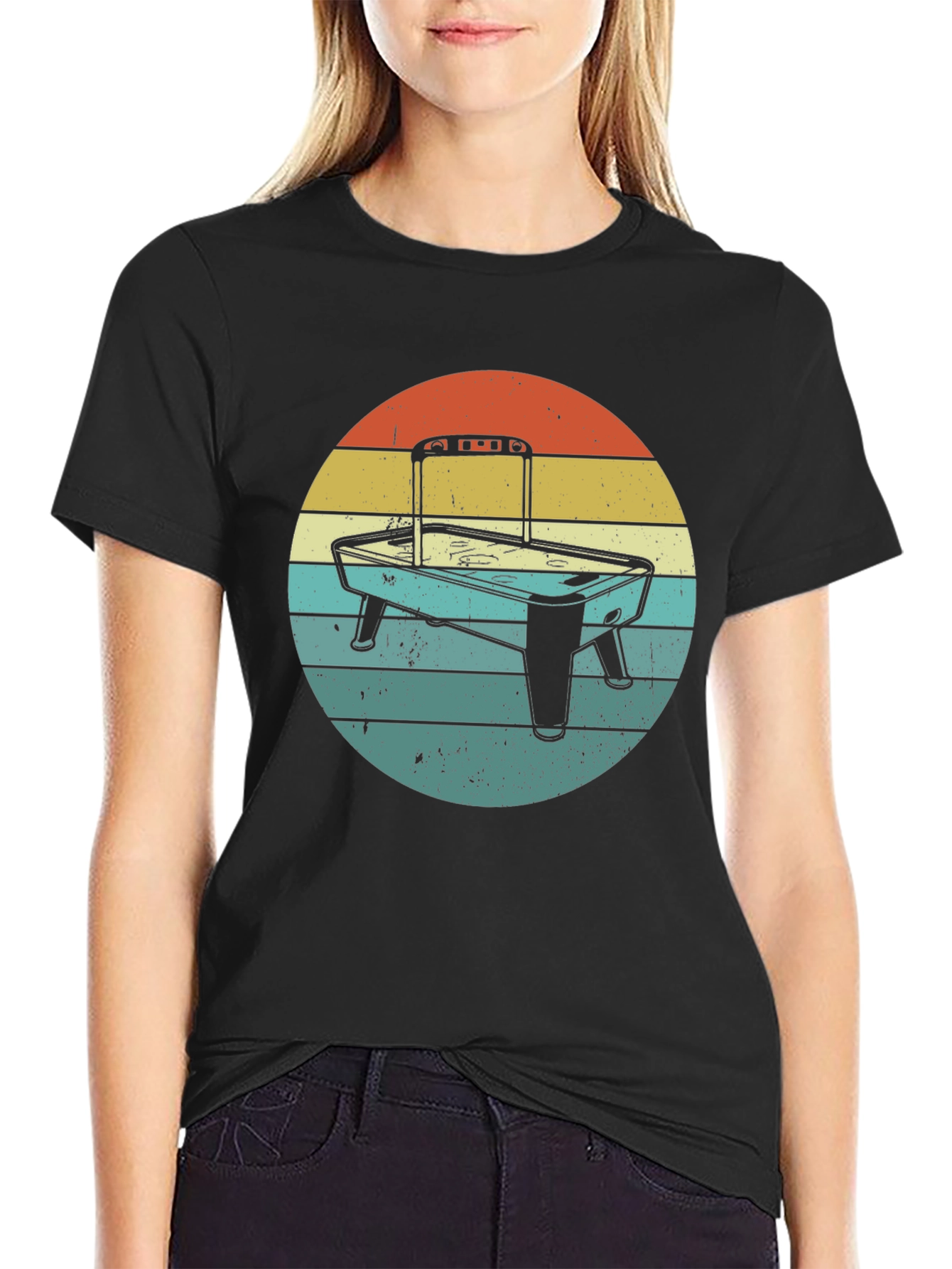 Retro Air Hockey Graphic Tee