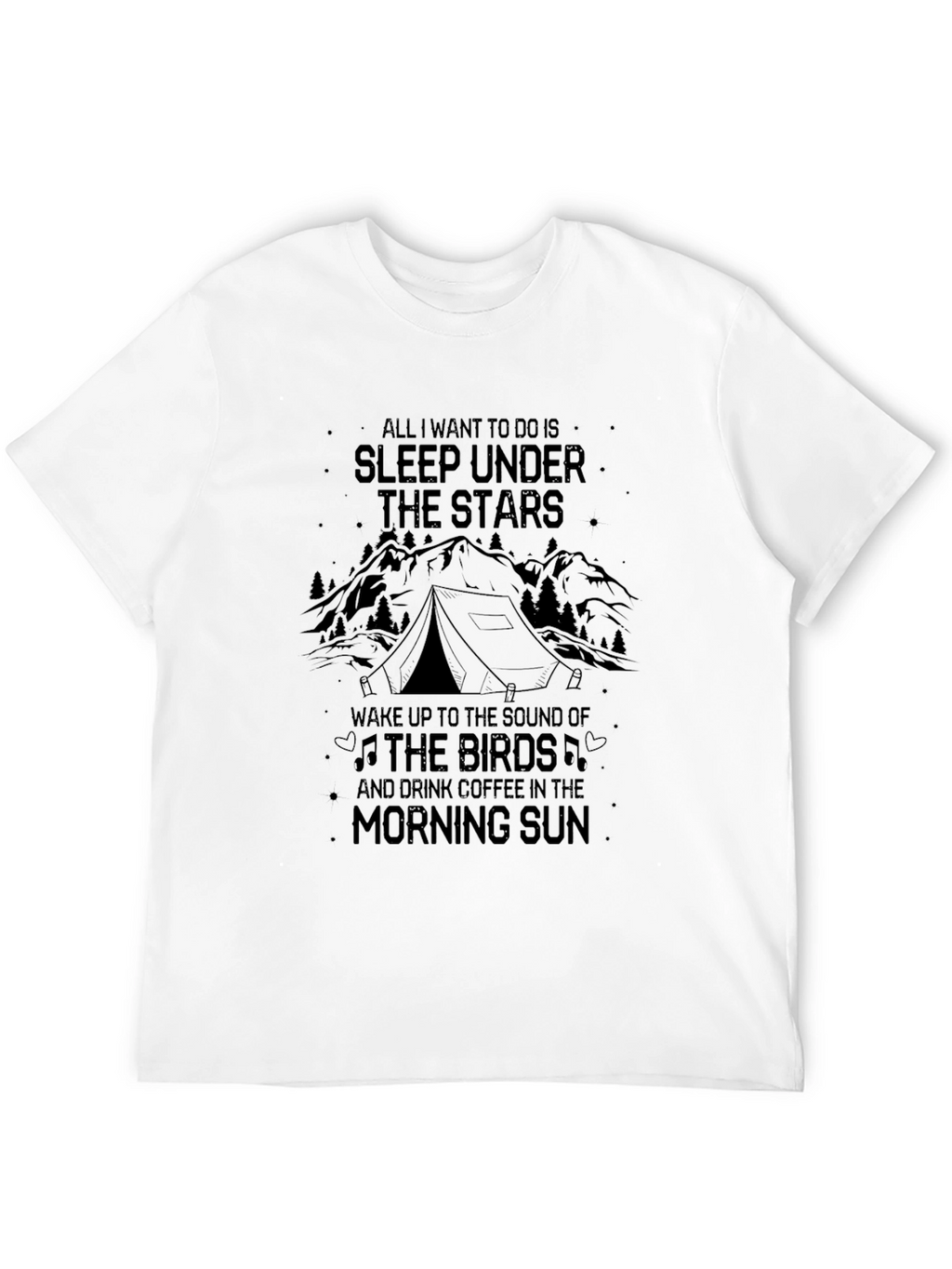 Sleep Under The Stars Camping Graphic T-Shirt