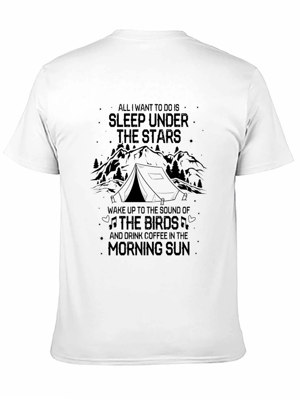 Sleep Under The Stars Camping Graphic T-Shirt