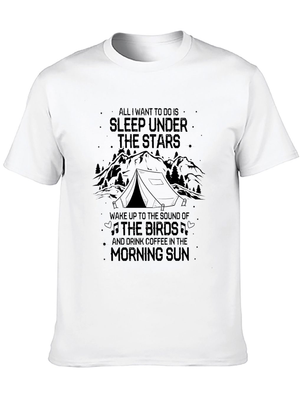 Sleep Under The Stars Camping Graphic T-Shirt