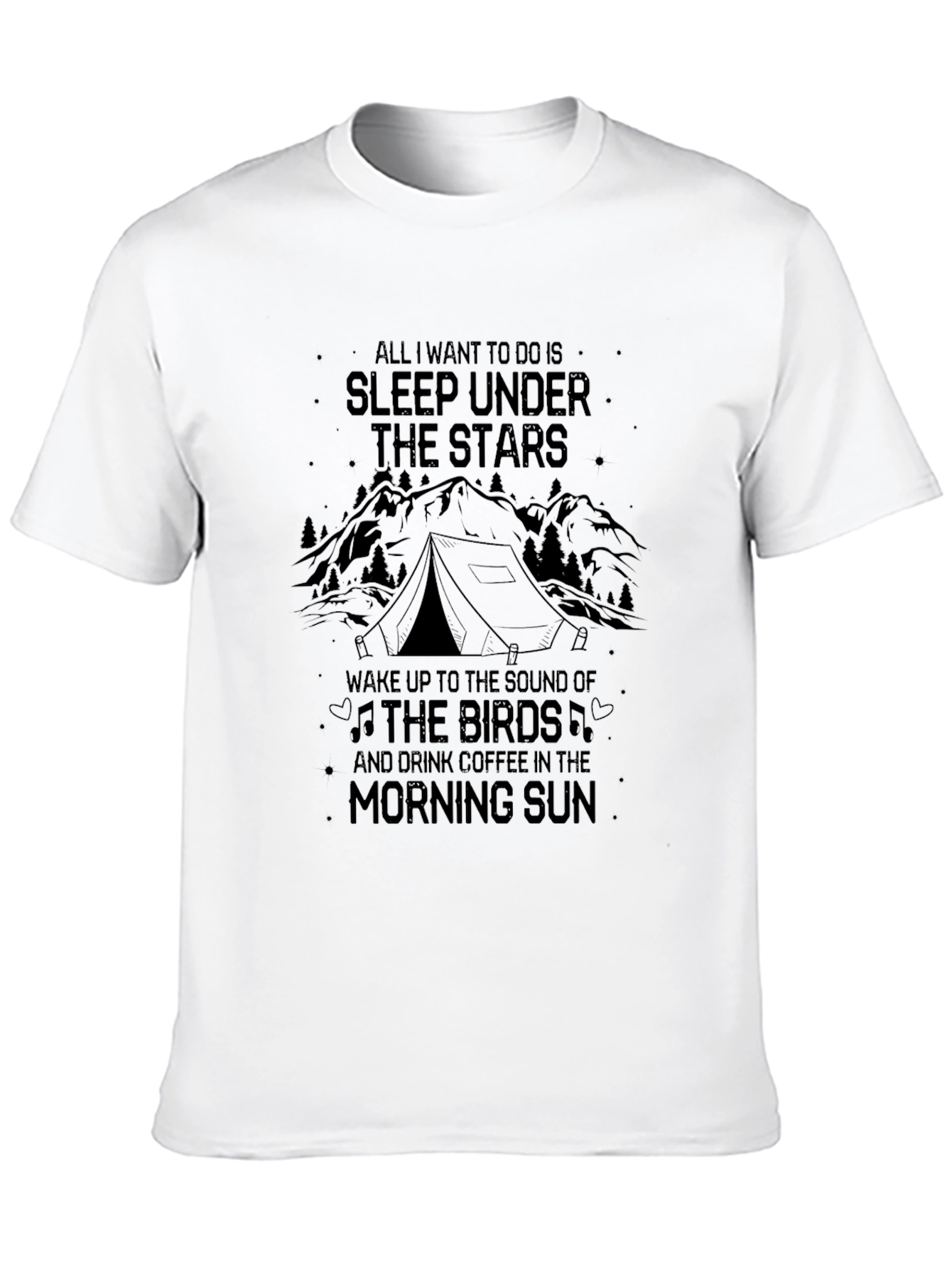 Sleep Under The Stars Camping Graphic T-Shirt