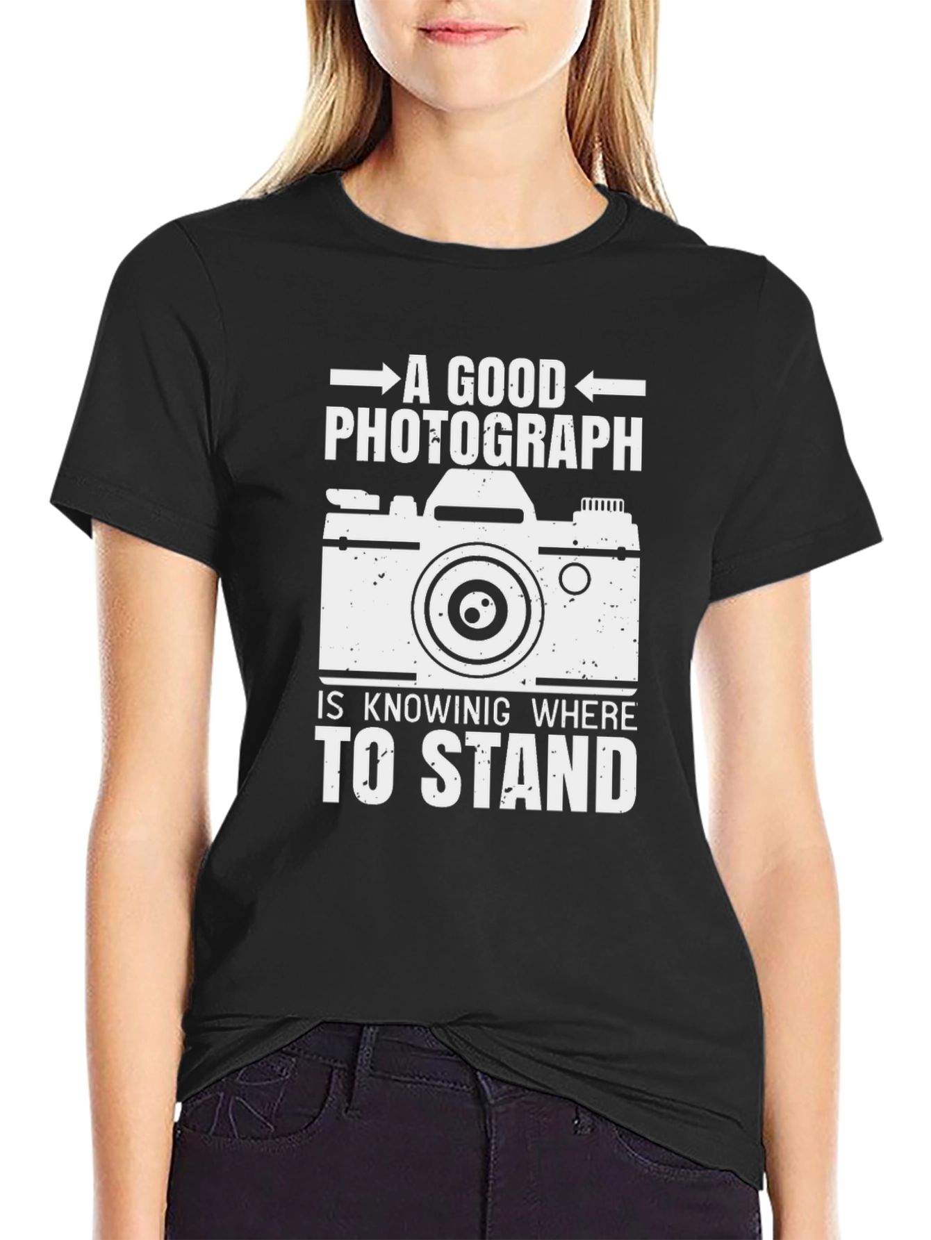 Photographer T-Shirt - Good Photograph Knowing Where To Stand