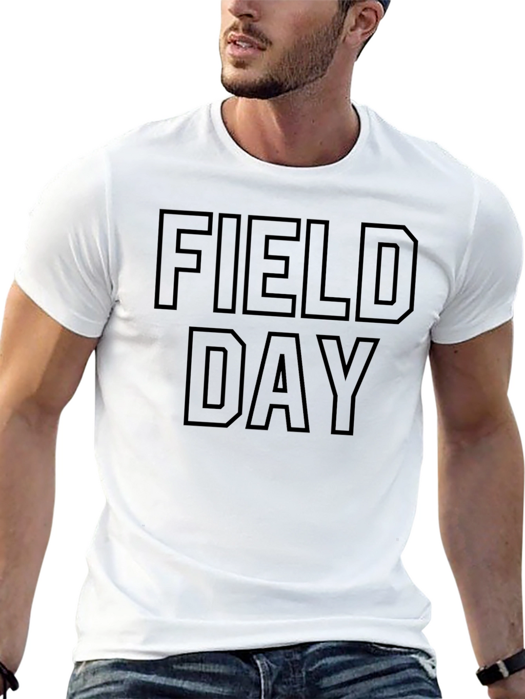 Field Day Black Graphic T-Shirt