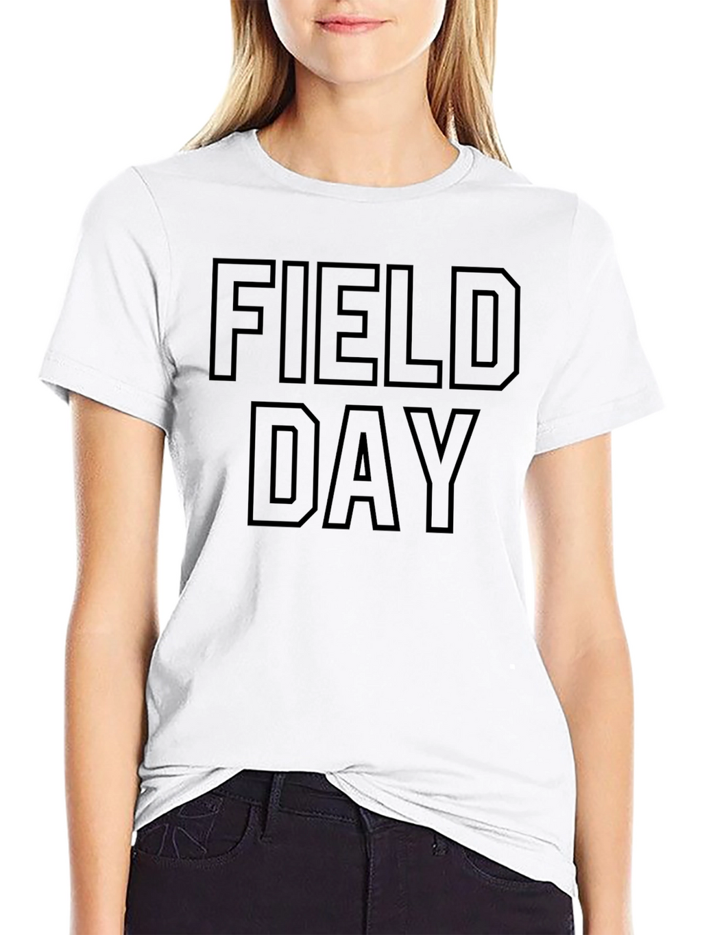 Field Day Black Graphic T-Shirt