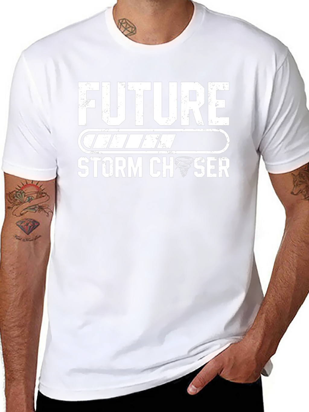Future Storm Chaser Graphic Tee - Black