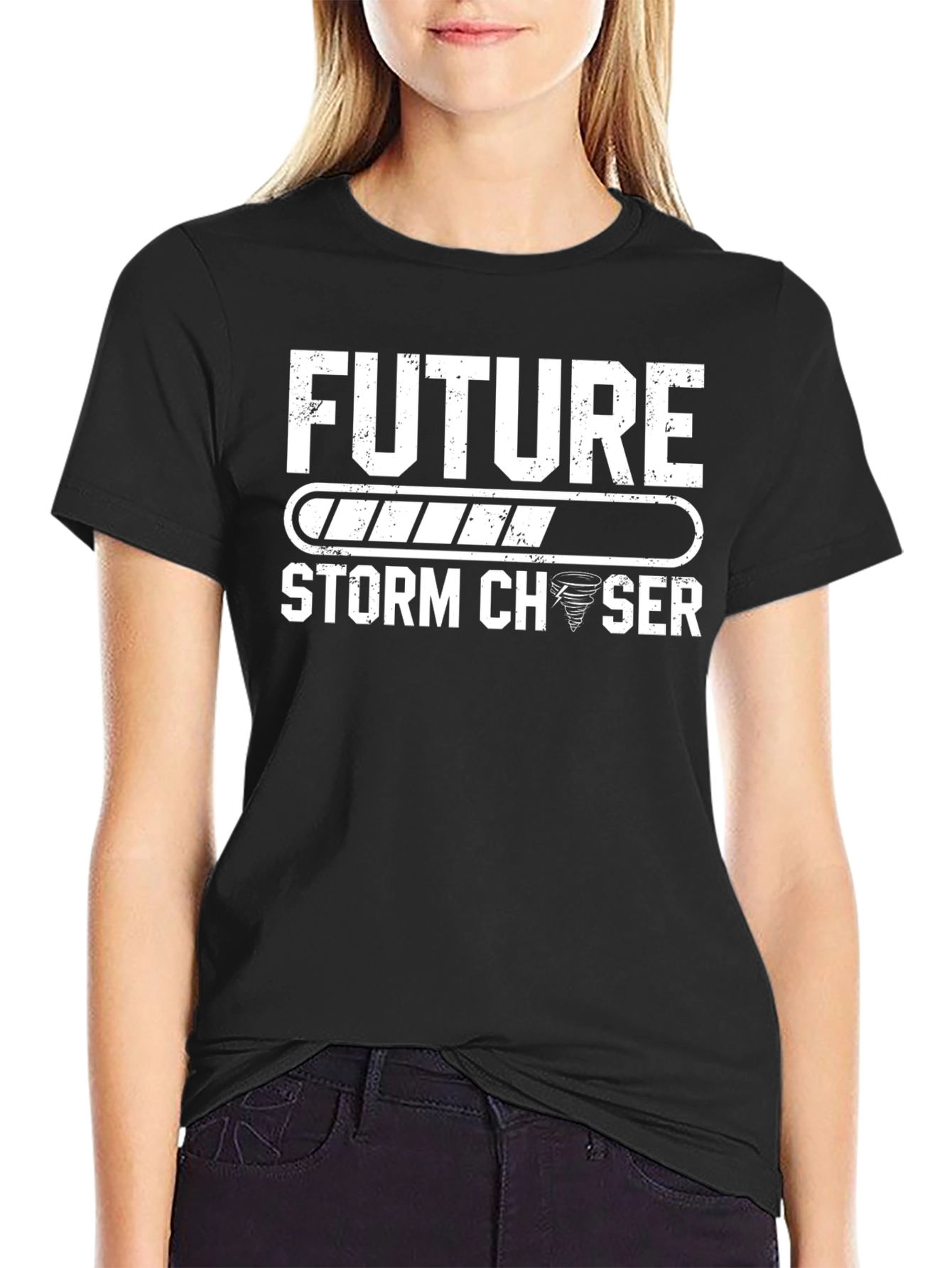Future Storm Chaser Graphic Tee - Black
