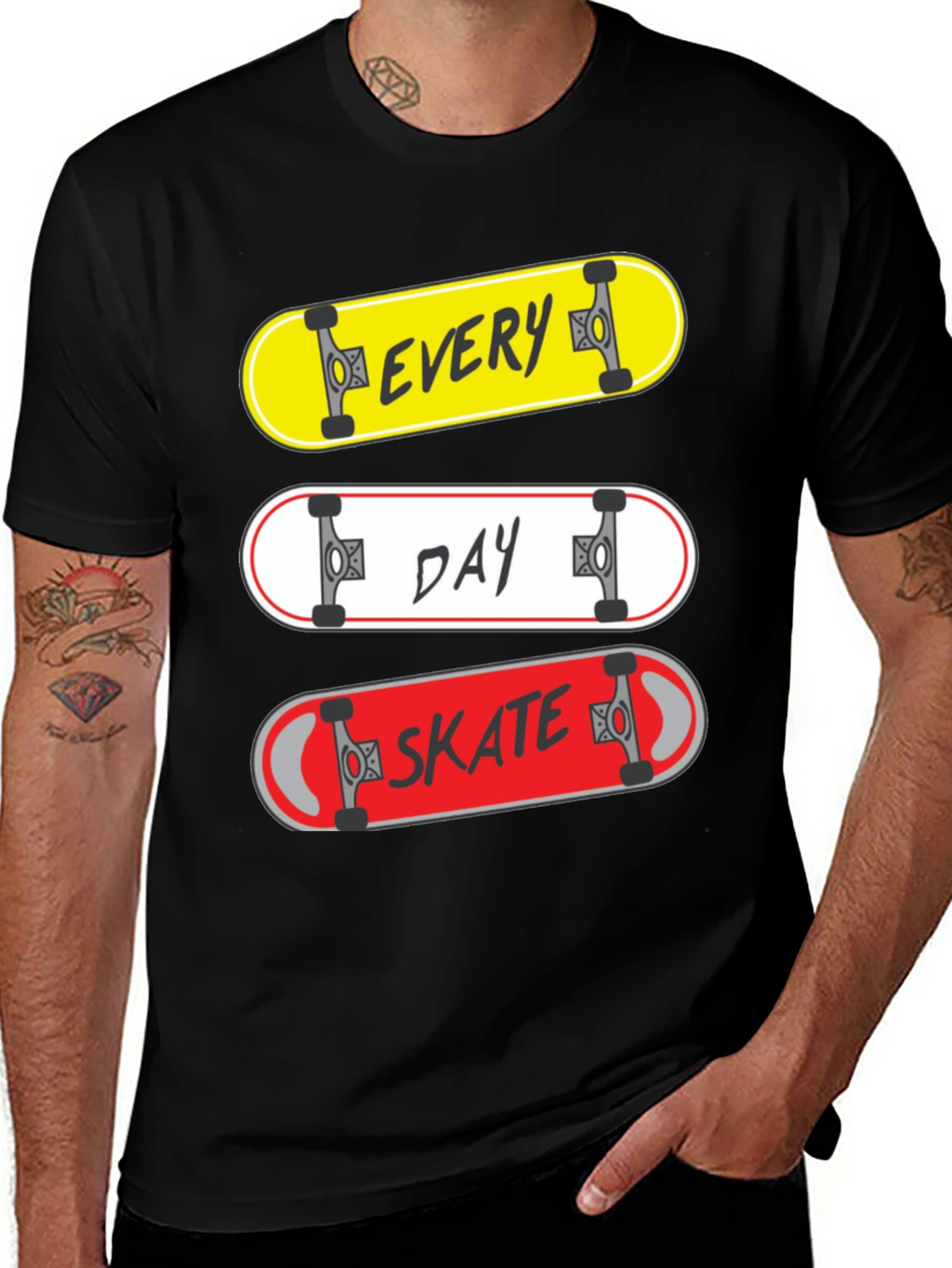 Every Day Skate T-Shirt - Skateboarding Tee