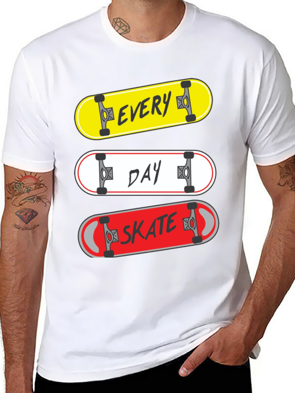 Every Day Skate T-Shirt - Skateboarding Tee