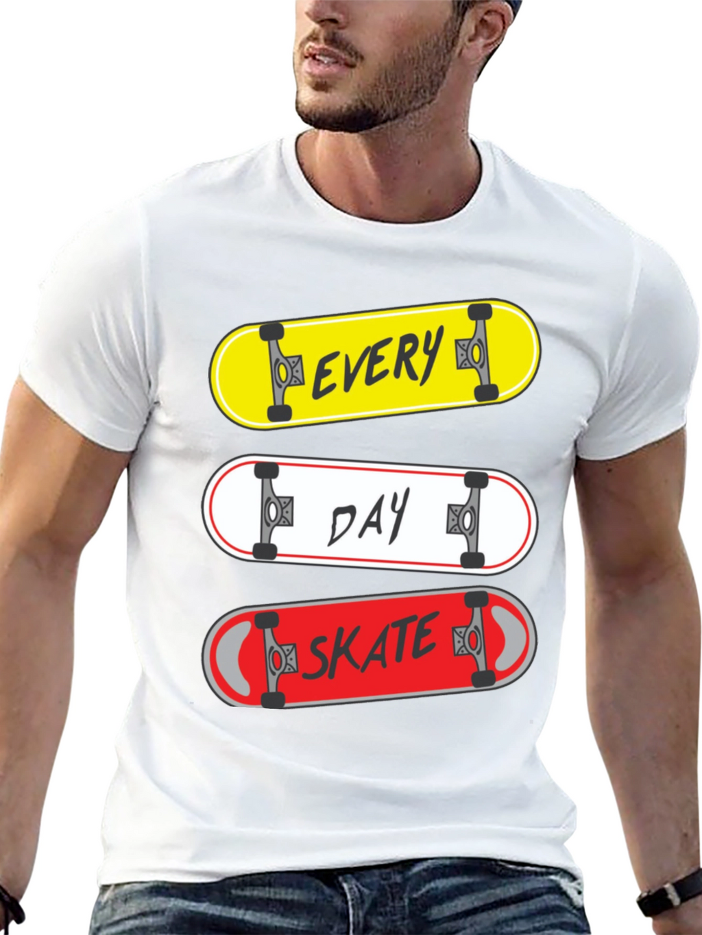 Every Day Skate T-Shirt - Skateboarding Tee