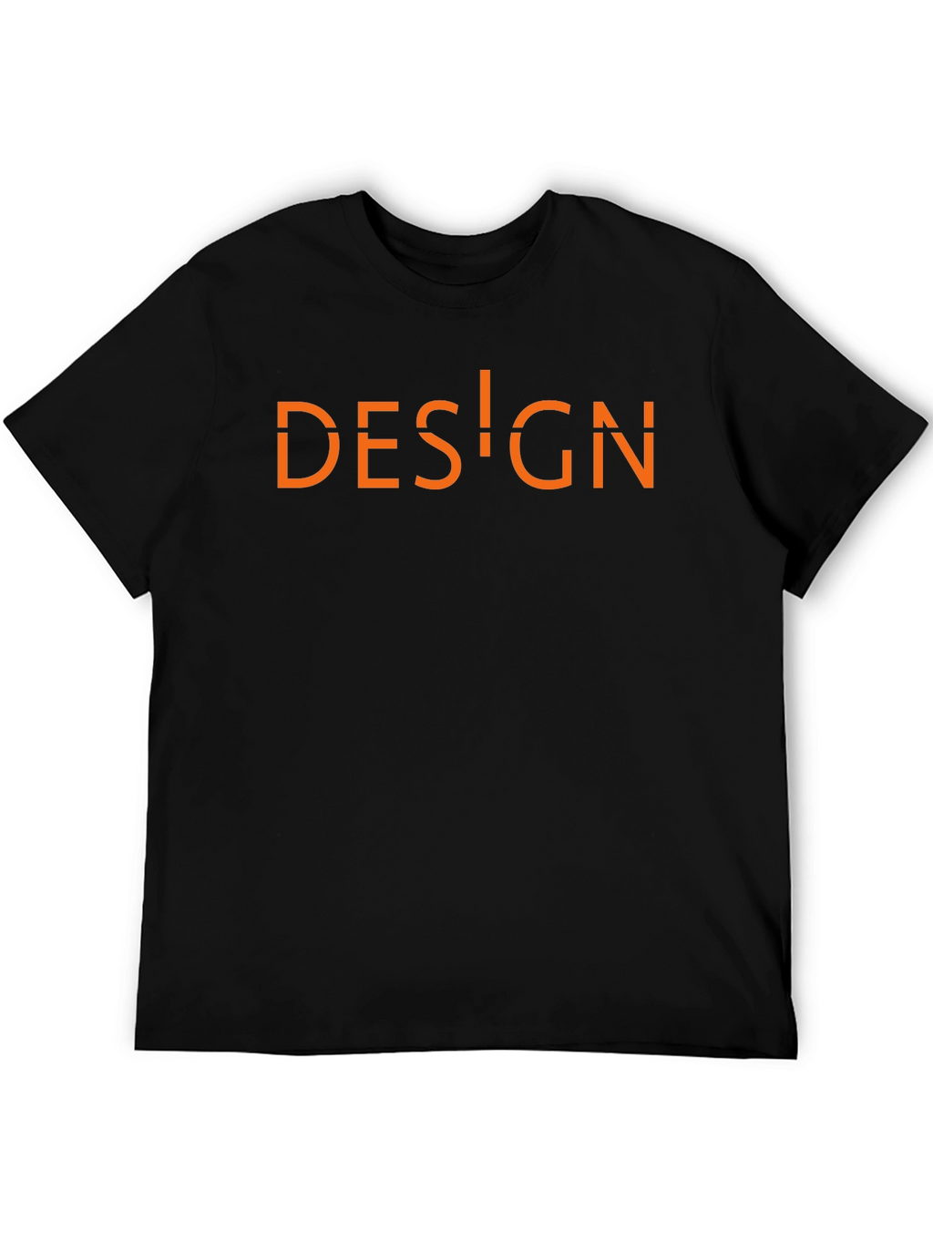 Design Graphic Tee - Stylish Black Cotton Shirt