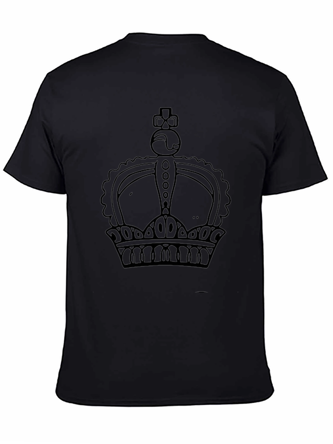 King Crown Graphic Black T-Shirt