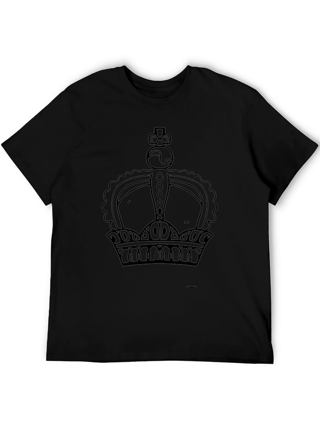 King Crown Graphic Black T-Shirt