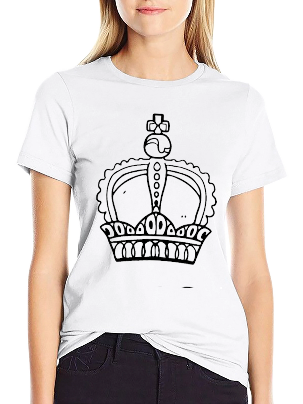 King Crown Graphic Black T-Shirt